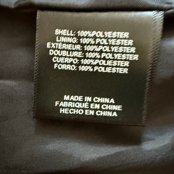 Rachel Zoe Faux Fur Hooded Vest Women's Large Black w/Hook & Eye Closure - Picture 8 of 8